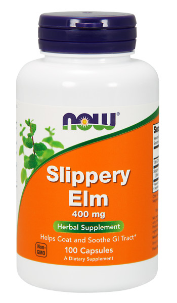 Now Slippery Elm 400mg 100 Veg Caps